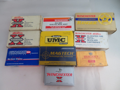 Lot empty ammo boxes - lot, 10