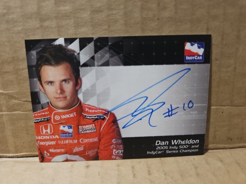 Dan wheldon autographed - dan,