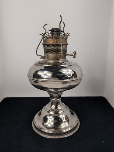 Antique nickel plated aladdin - nickel,