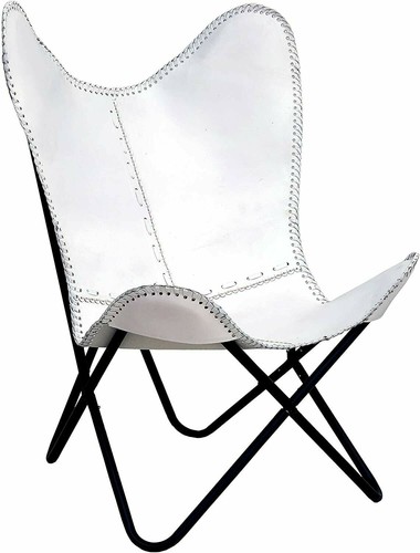 White buffalo leather - white,