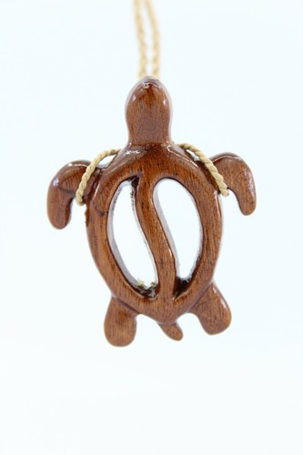 Hawaiian koa wood - wood, turtle