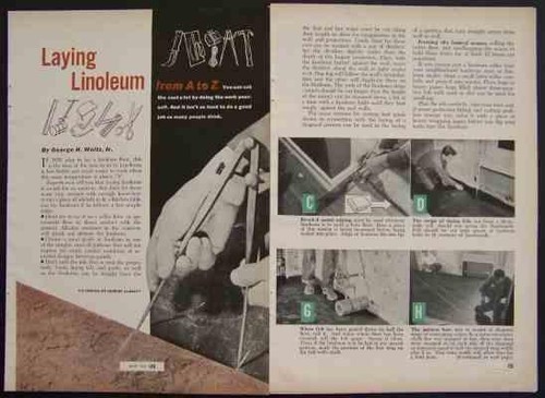 How lay linoleum green - lay,