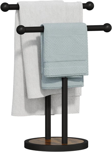 Hand towel stand with heavy - hand,