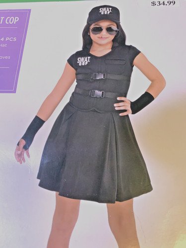 Swat cop child costume - cop, child's