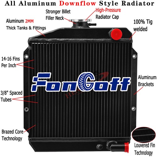 Row aluminum radiator - 3,