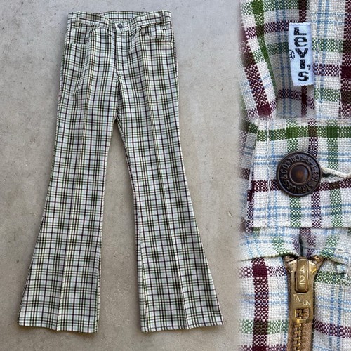 Mint 1970s vtg plaid levis - mint,