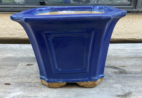 Vintage chinese planter cobalt - vintage,