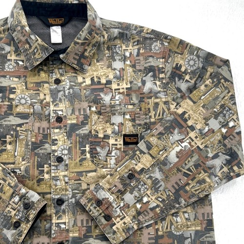 Walls mens button shirt - walls, up
