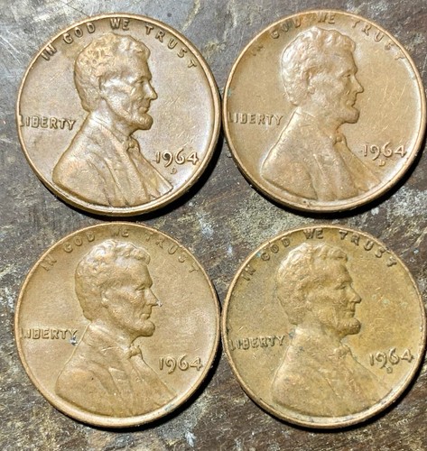 1964 error lincoln penny - 1964, d