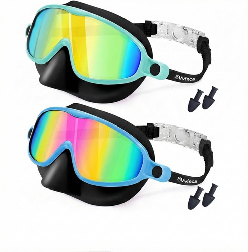 Swim goggles with nose - with,