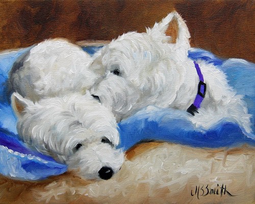 Mary sparrow dog - mary, westie
