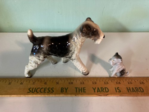 Dog figurines mama and - dog,