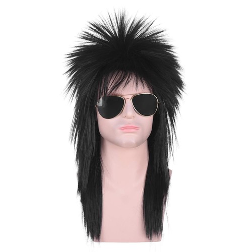 Unisex long black 70s - unisex,