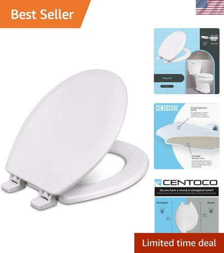 Heavy duty white - wood, round