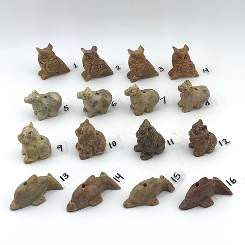 Soapstone figures fetishes - figures/fetishes, –