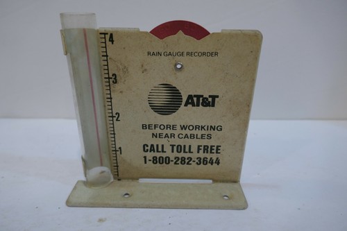 Vintage old tin rain guage - rain,