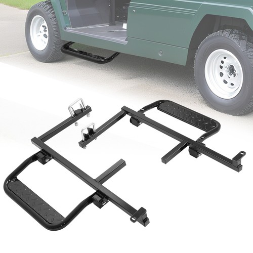 2pcs black nerf bars - black, running
