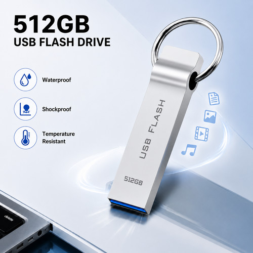 512gb usb flash - 512gb, metal