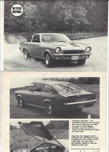1971 chevrolet vega road - 1971, test