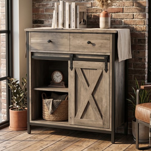 Farmhouse buffet cabinet - cabinet, with