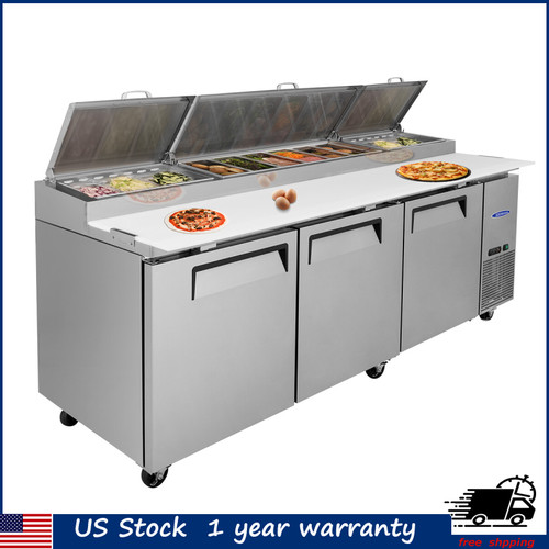 Commercial pizza prep - pizza,