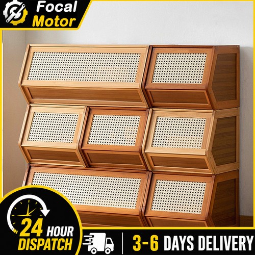 Bamboo stackable cupboard - bamboo,