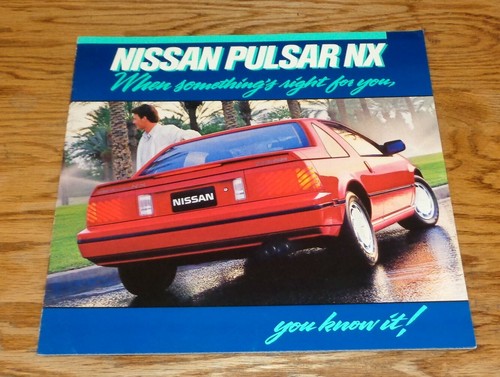 Original 1987 nissan pulsar - pulsar, nx
