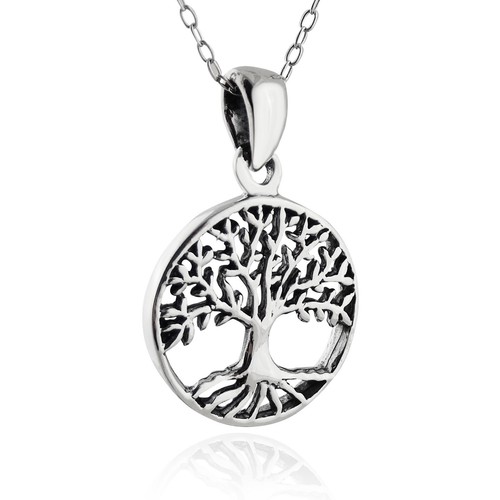 Small tree life necklace - of,