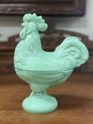 Green jadeite glass - jadeite,