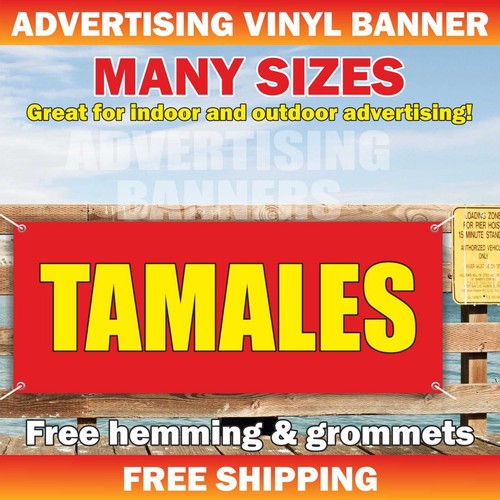 Tamales advertising banner - tamales,