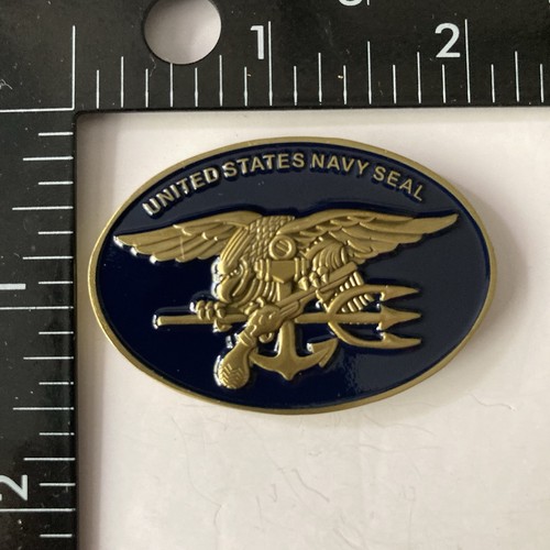 Challenge coin navy seal with - navy,
