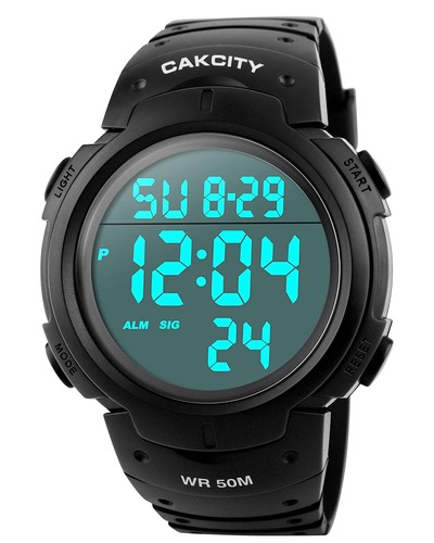 Digital watch mens - watch, waterproof