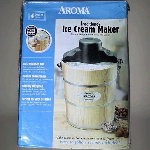 Aroma ice cream maker - maker, 4-quart