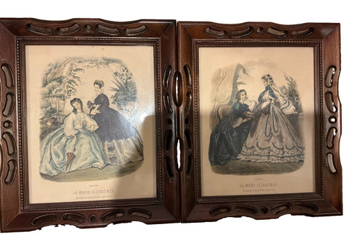 Vintage turner wall art - art, pair