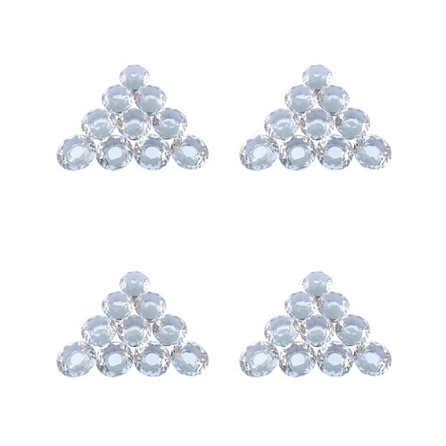 Clear glass cabinet knobs - cabinet,