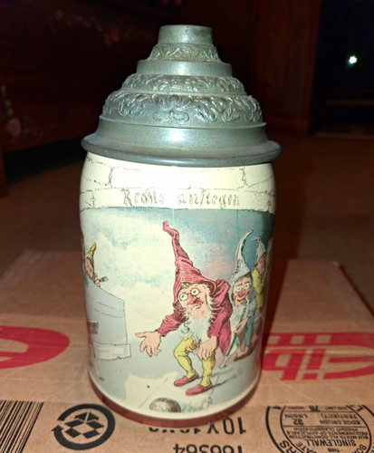 Gnome bowling mettlach - gnome, 1/2l