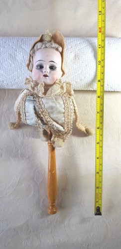 Antique bisque head doll - antique,