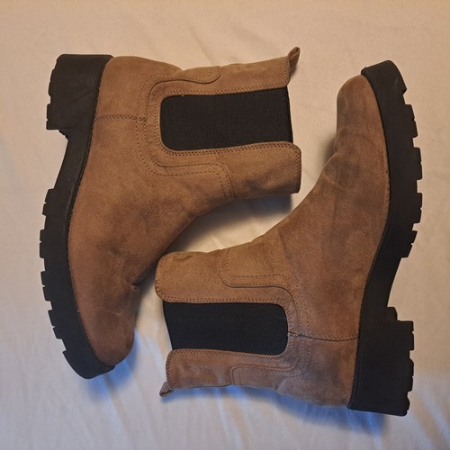 Old navy beige suede chelsea - beige,