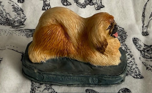 Charmstone pekingese dog - pekingese,
