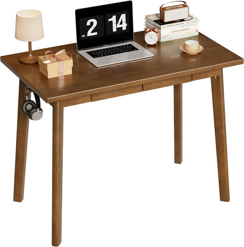 Solid wooden desk - solid, drawers
