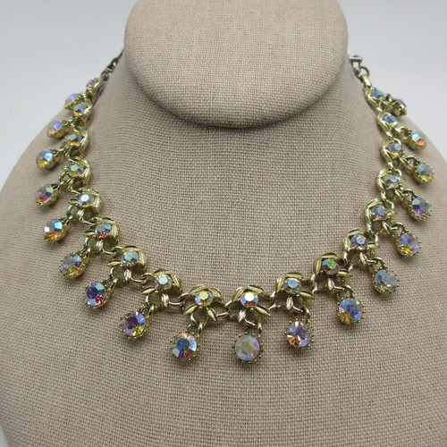 Vintage rhinestone necklace - vintage,