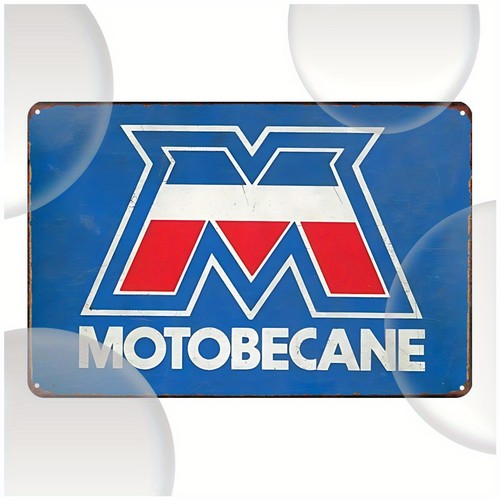 Motobecane vintage tin metal - motobecane,