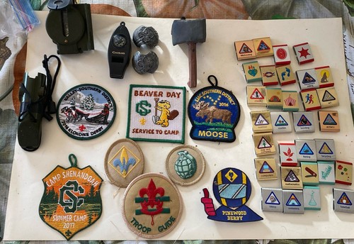 Boy scouts lot belt - lot, slide