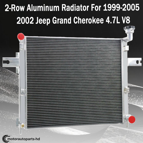 Row aluminum radiator for - 2-row,