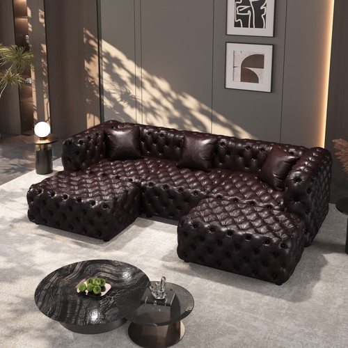 Chesterfield faux leather - faux,