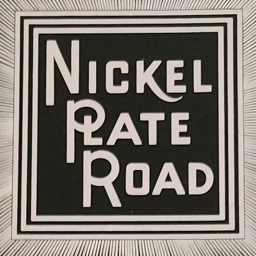 Nickel plate road train - plate,