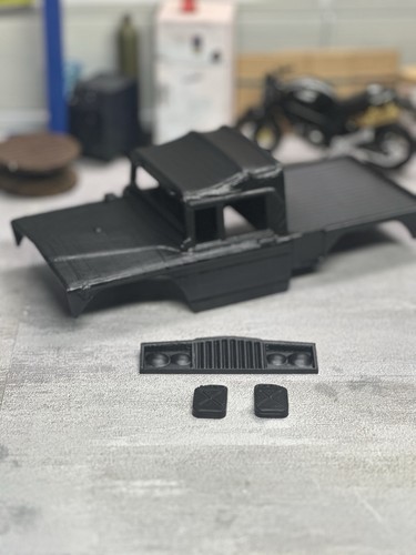 Scx24 body jeep kaiser 133mm - jeep,