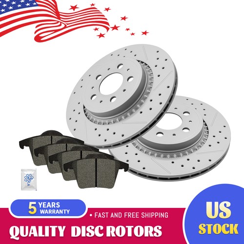 Rear drilled slotted brake - drilled,