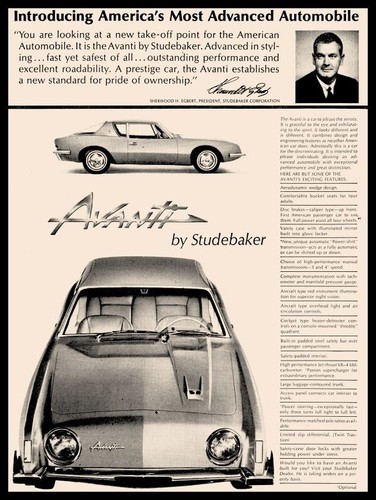 1962 studebaker avanti new - 1962,