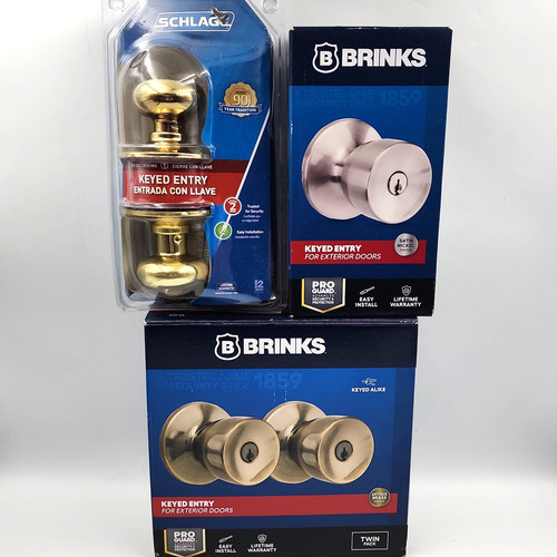 Schlage brinks keyed entry - keyed,